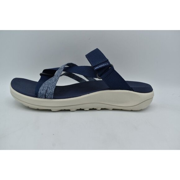 Merrell Womens Size 8 District 4 Mendi Sea Navy Open Toe Sandals Shoes - Picture 8 of 12